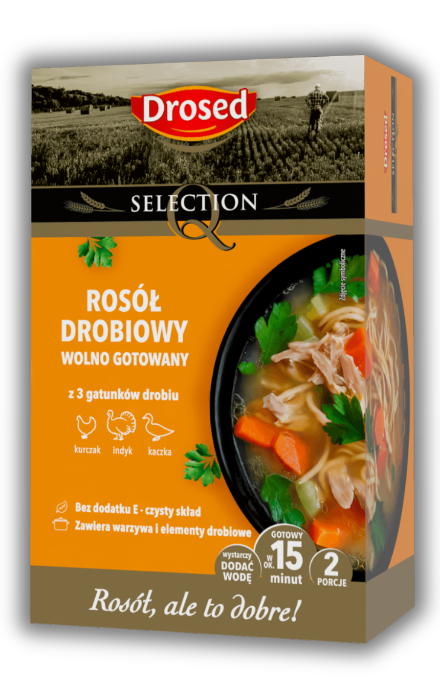 Drosed Rosół Drobiowy – opakowanie produktu