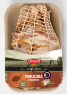 Perliczka z boczkiem, w przyprawach