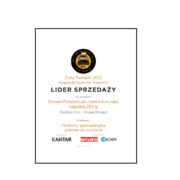 Nagroda Kupców Polskich „Złoty Paragon 2022” dla Polędwiczek panierowanych