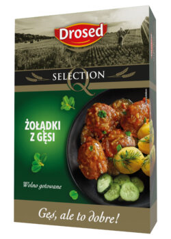 Żołądki z gęsi wolno gotowane