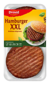 Hamburger XXL drobiowo – wieprzowy