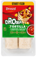 DRObra tortilla z kurczakiem, warzywami i sosem salsa mexicana
